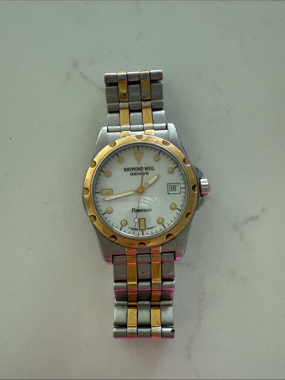Raymond Weil Flamenco Two-Tone Silver and Gold Men’s Watch